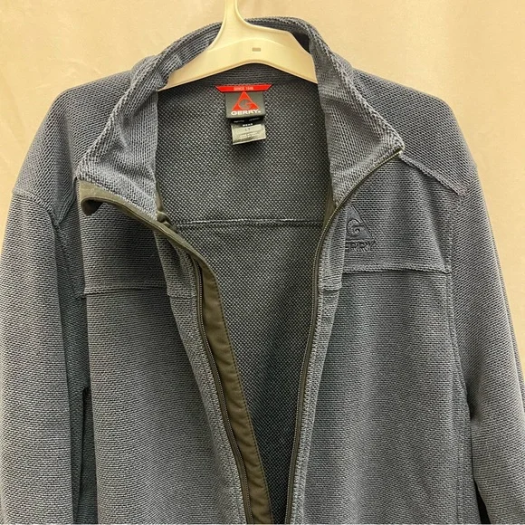 Gerry Weber Thermal Fleece Full Zip Heavy Knit Men's Navy Large Tall Jacket - Picture 7 of 10